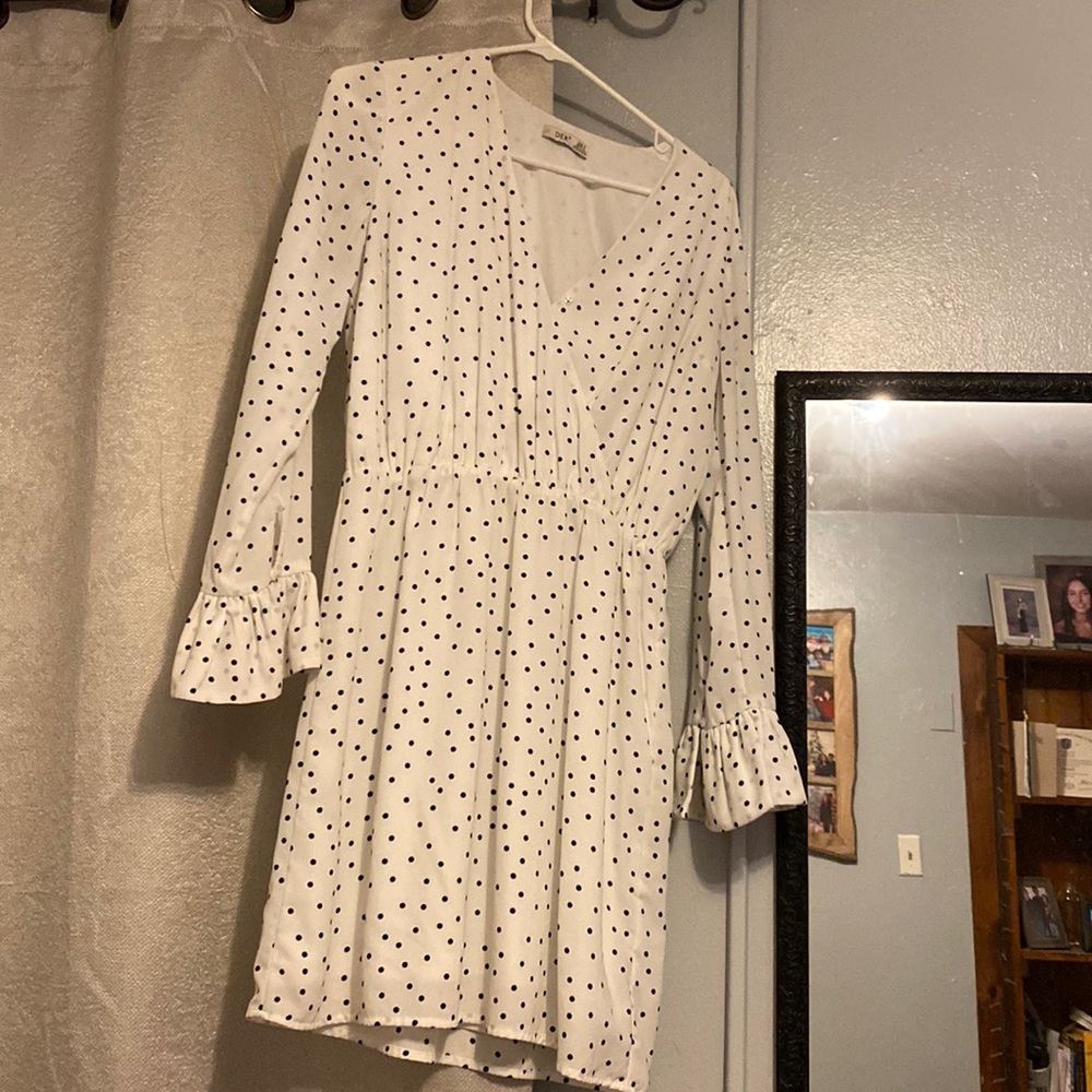 Polka dot dress. Size Small